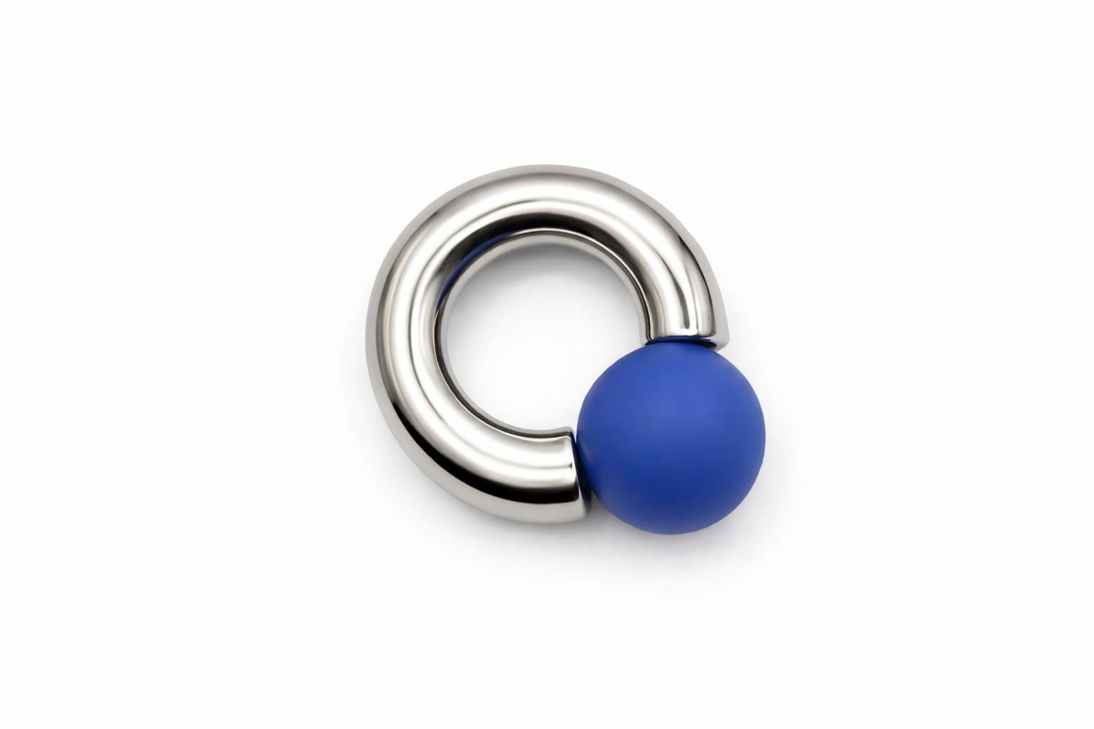 Bluemoon Mega Mini Monster Ring 8mm gauge | 15mm internal diameter | 16mm ball | 316L stainless steel