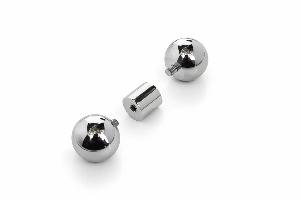 13mm gauge Barbell | Internally threaded 316L stainless steel body jewellery