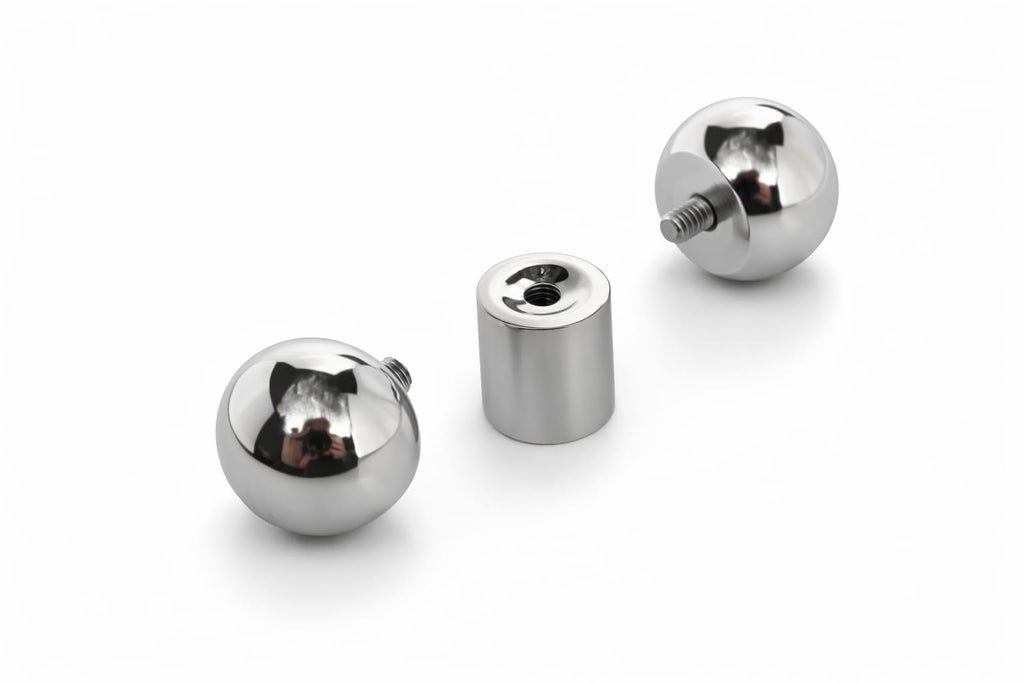 14mm gauge Barbell | Internally threaded 316L stainless steel body jewellery