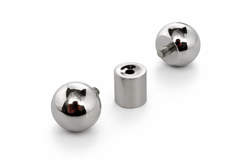 11mm gauge Barbell | Internally threaded 316L stainless steel body jewellery