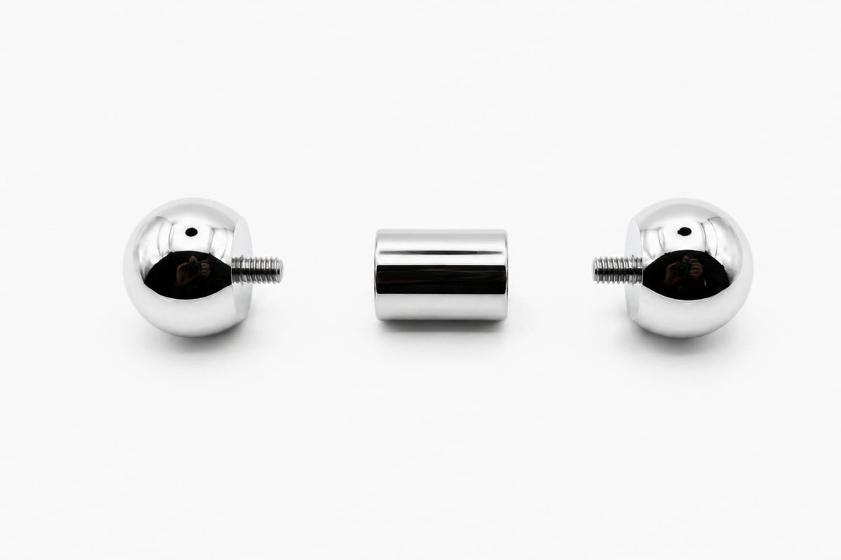 10mm gauge (00g) Barbell | Internally threaded 316L stainless steel body jewellery