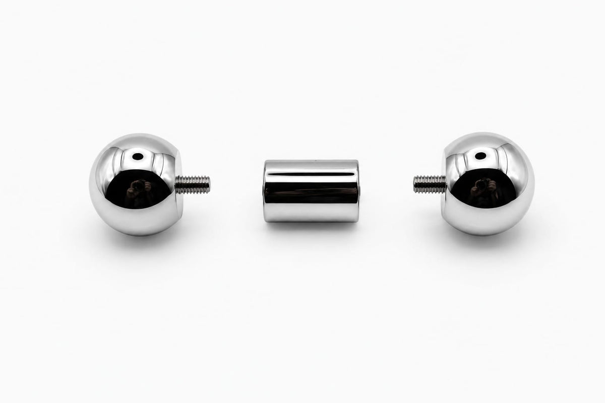 10mm gauge (00g) Barbell | Internally threaded 316L stainless steel body jewellery