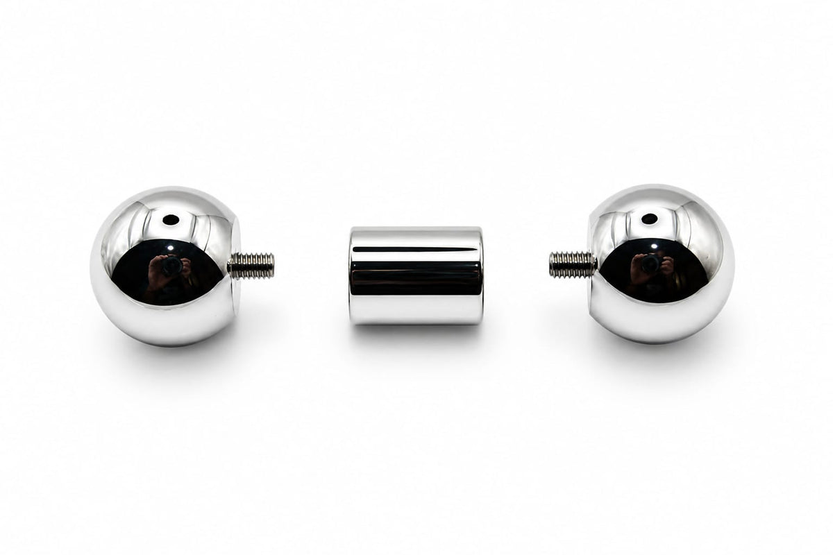 10mm gauge (00g) Barbell | Internally threaded 316L stainless steel body jewellery