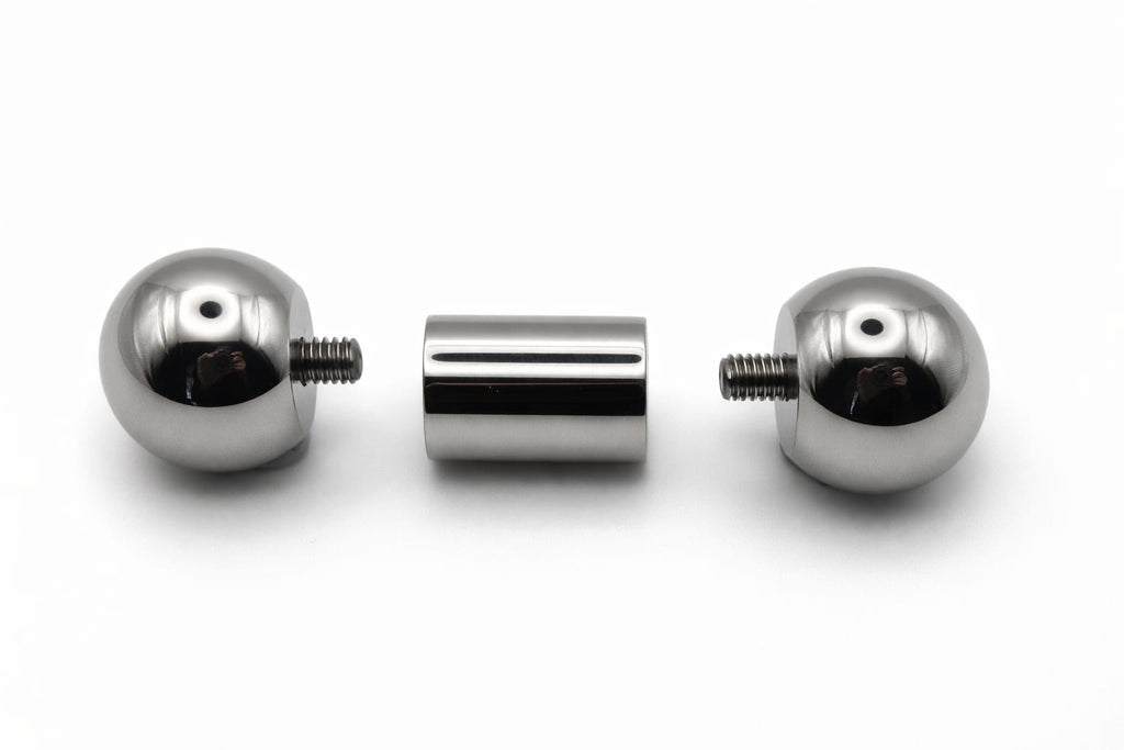 12mm gauge Barbell | Internally threaded 316L stainless steel body jewellery