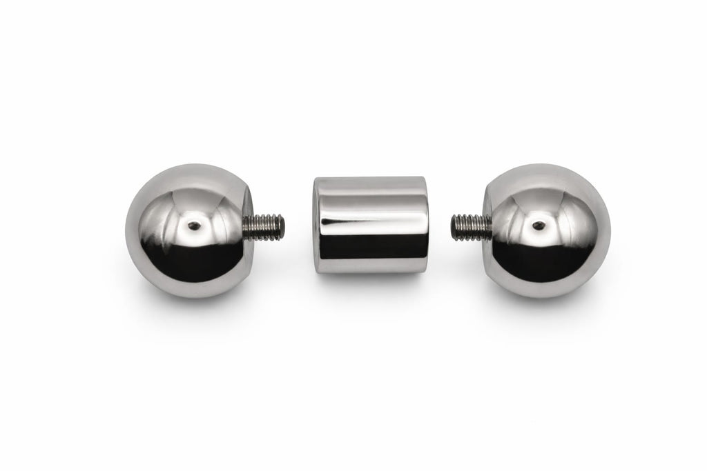 13mm gauge Barbell | Internally threaded 316L stainless steel body jewellery