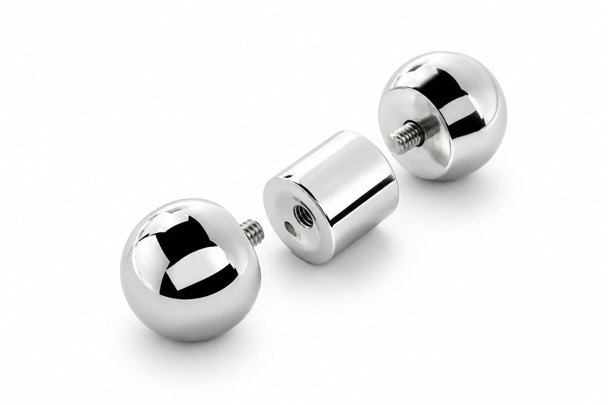 15mm gauge Barbell | Internally threaded 316L stainless steel body jewellery
