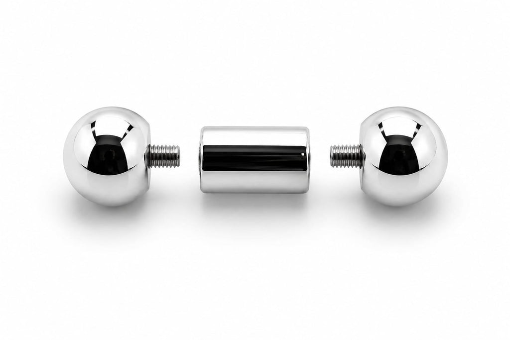 8mm gauge (0g) Barbell | Internally threaded 316L stainless steel body jewellery