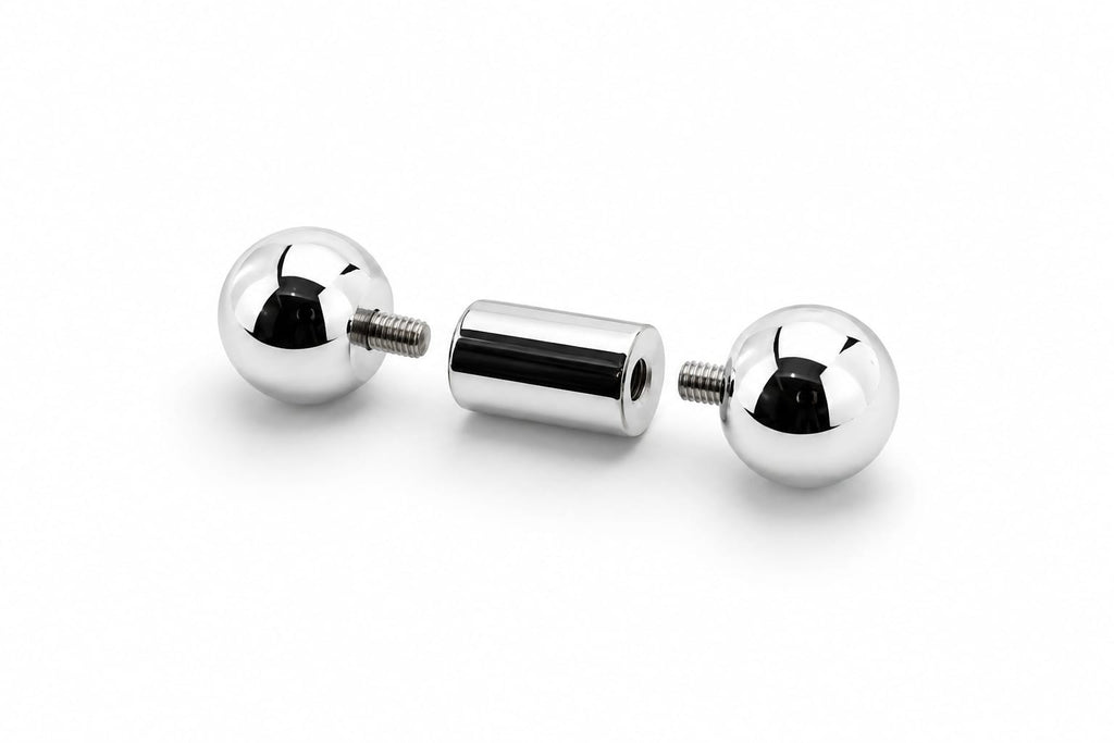 8mm gauge (0g) Barbell | Internally threaded 316L stainless steel body jewellery