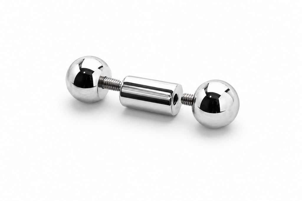 8mm gauge (0g) Barbell | Internally threaded 316L stainless steel body jewellery