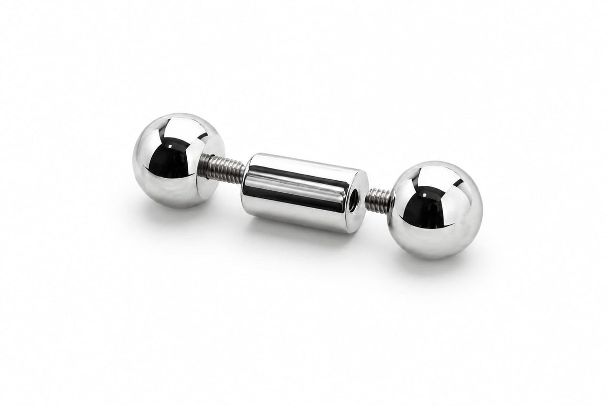 8mm gauge (0g) Barbell | Internally threaded 316L stainless steel body jewellery