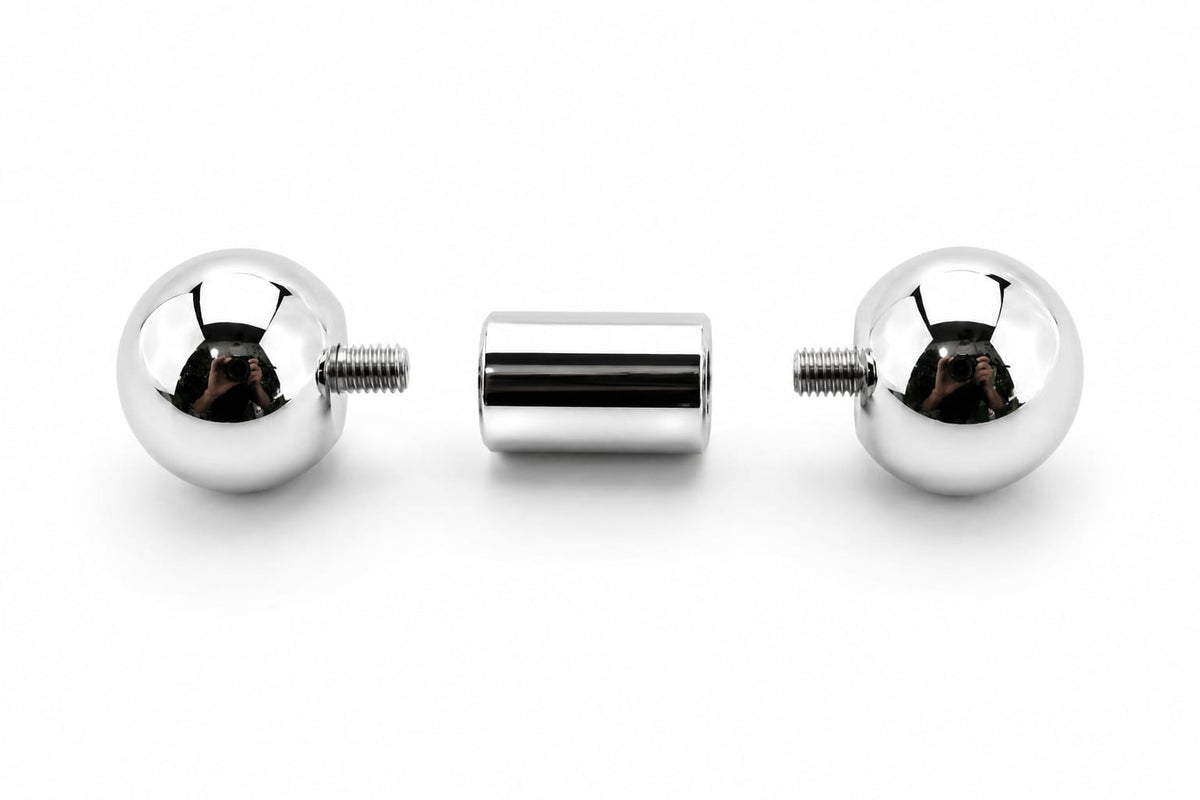 8mm gauge (0g) Barbell | Internally threaded 316L stainless steel body jewellery