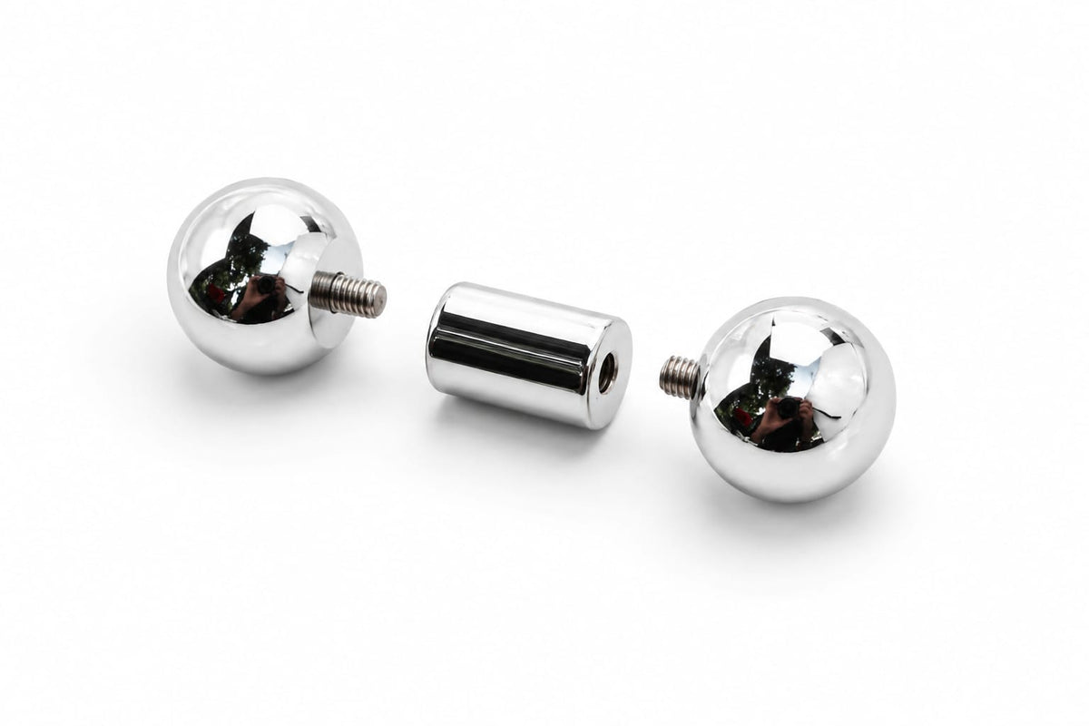 8mm gauge (0g) Barbell | Internally threaded 316L stainless steel body jewellery