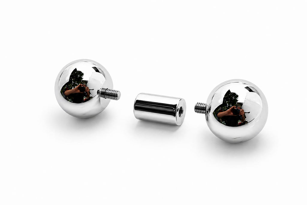 8mm gauge (0g) Barbell | Internally threaded 316L stainless steel body jewellery