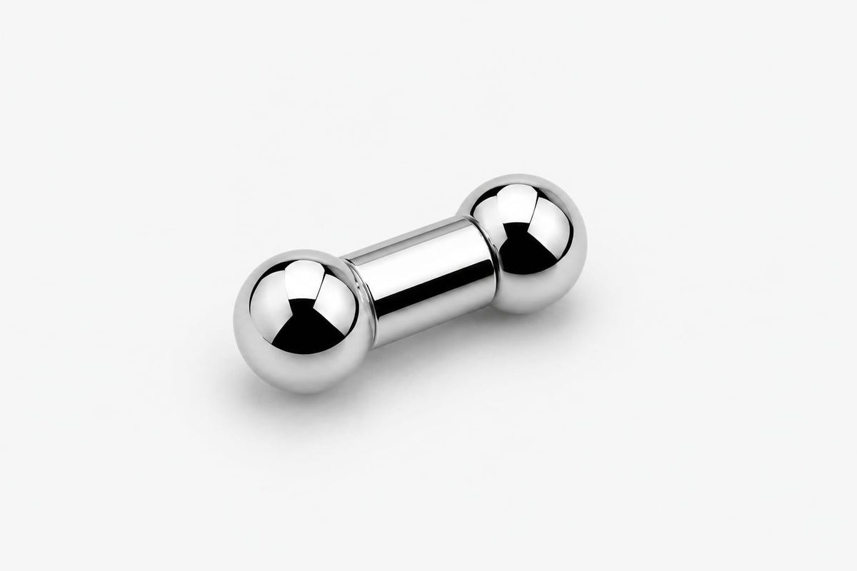 9mm gauge Barbell | Internally threaded 316L stainless steel body jewellery