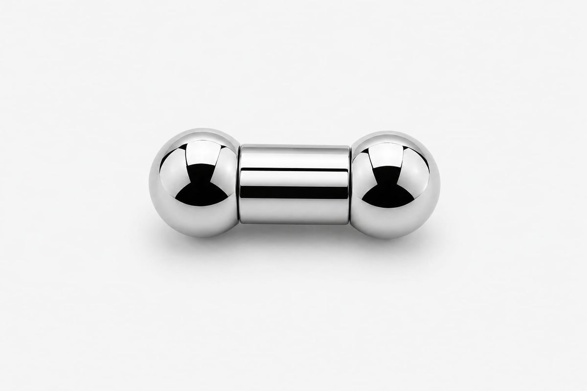 9mm gauge Barbell | Internally threaded 316L stainless steel body jewellery
