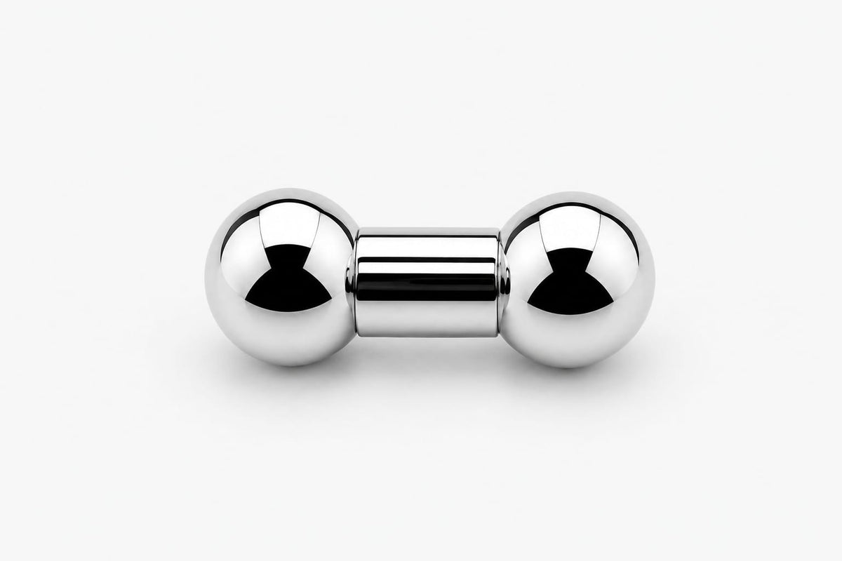 9mm gauge Barbell | Internally threaded 316L stainless steel body jewellery