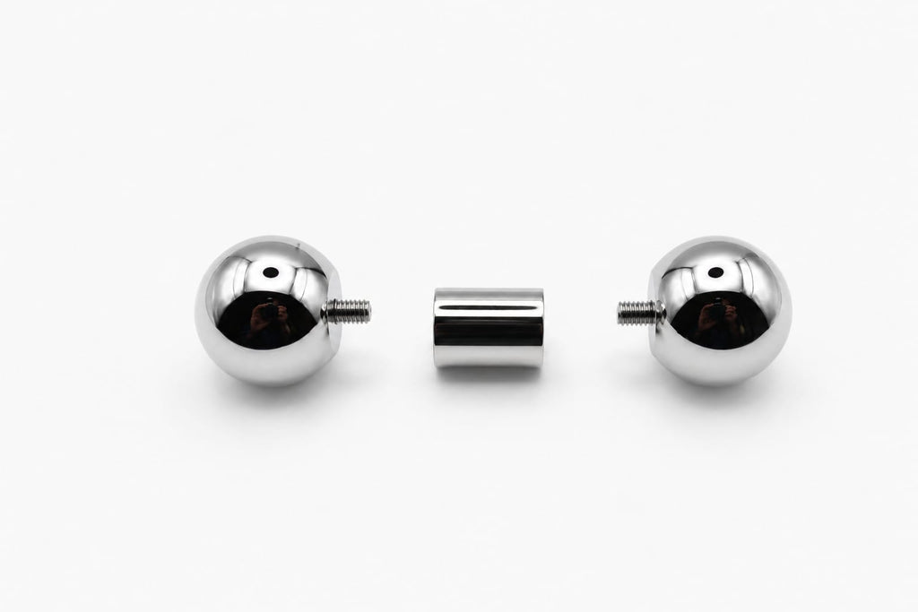 9mm gauge Barbell | Internally threaded 316L stainless steel body jewellery