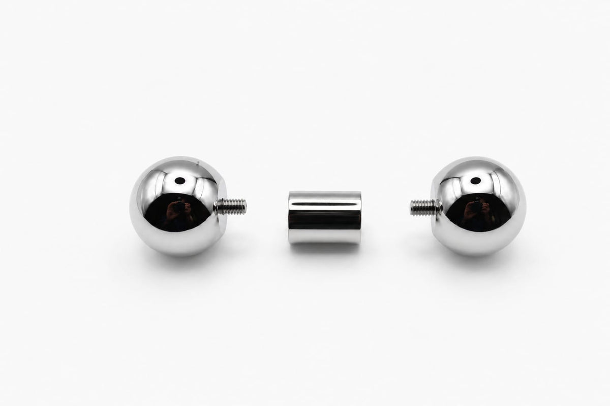 9mm gauge Barbell | Internally threaded 316L stainless steel body jewellery