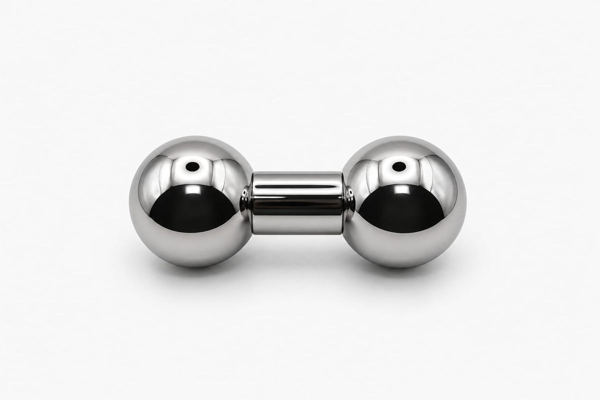 9mm gauge Barbell | Internally threaded 316L stainless steel body jewellery