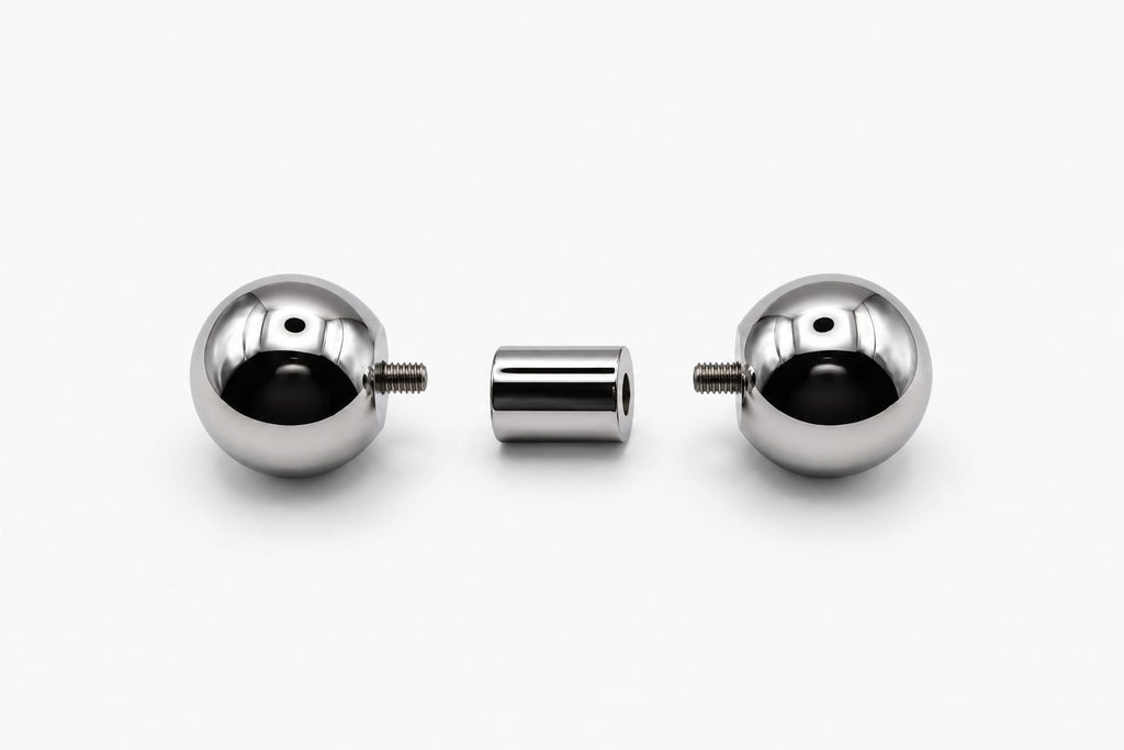 9mm gauge Barbell | Internally threaded 316L stainless steel body jewellery