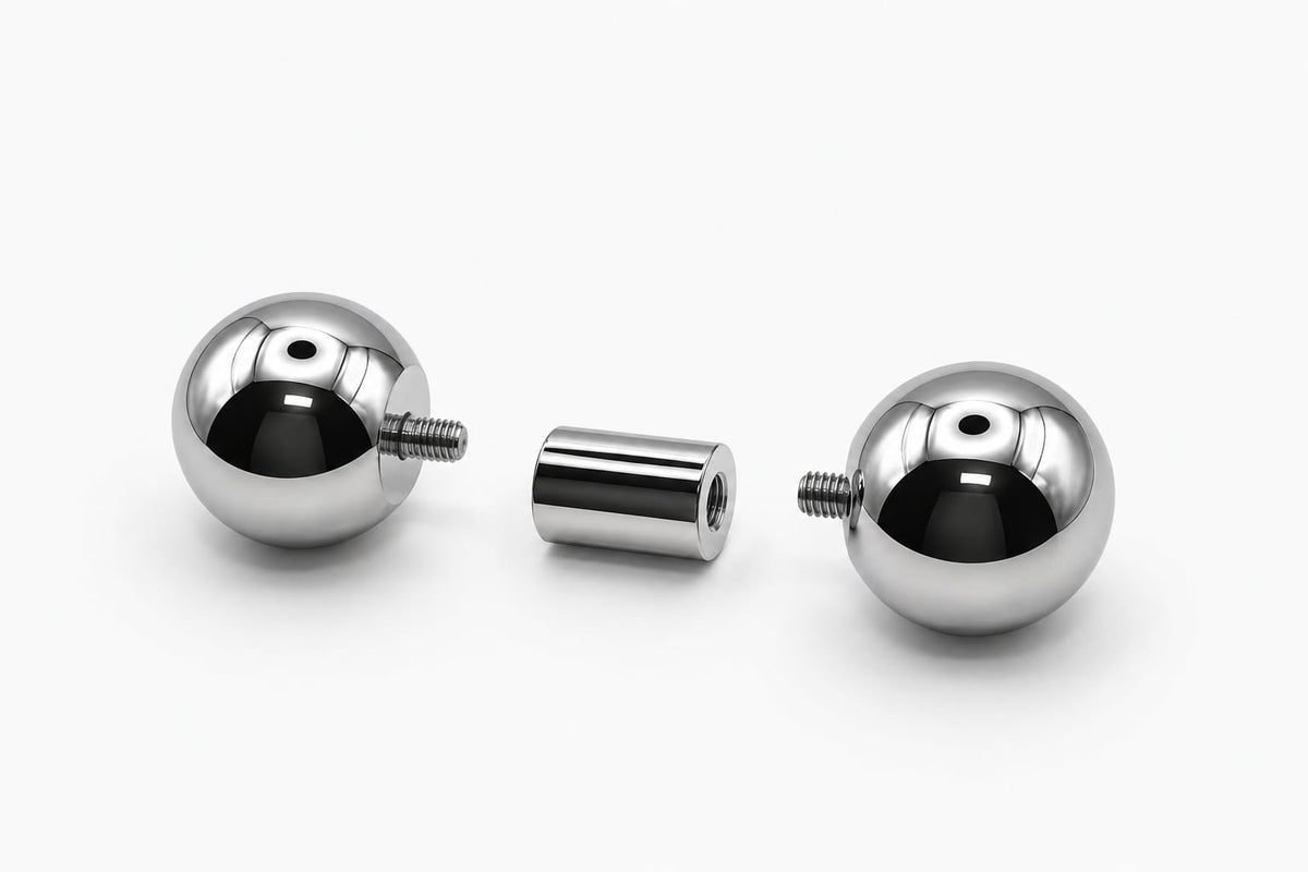 9mm gauge Barbell | Internally threaded 316L stainless steel body jewellery