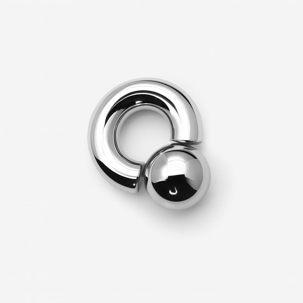 Mega Mini Monster Ring 8mm gauge (0g) | 12mm internal diameter | 316L stainless steel body jewellery