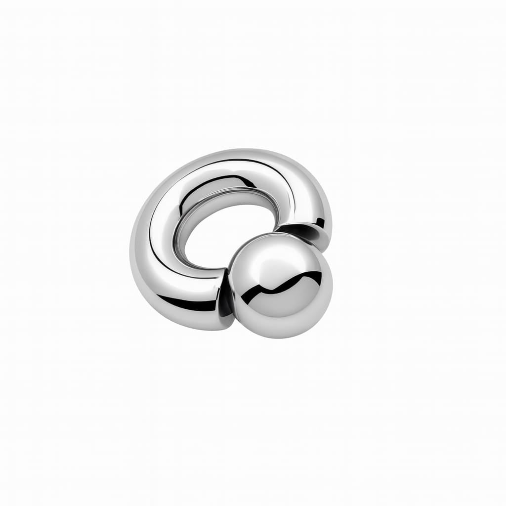 Mega Mini Monster Ring 8mm gauge (0g) | 12mm internal diameter | 316L stainless steel body jewellery