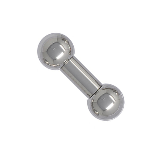 10mm gauge (00g) Barbell | Internally threaded 316L stainless steel body jewellery