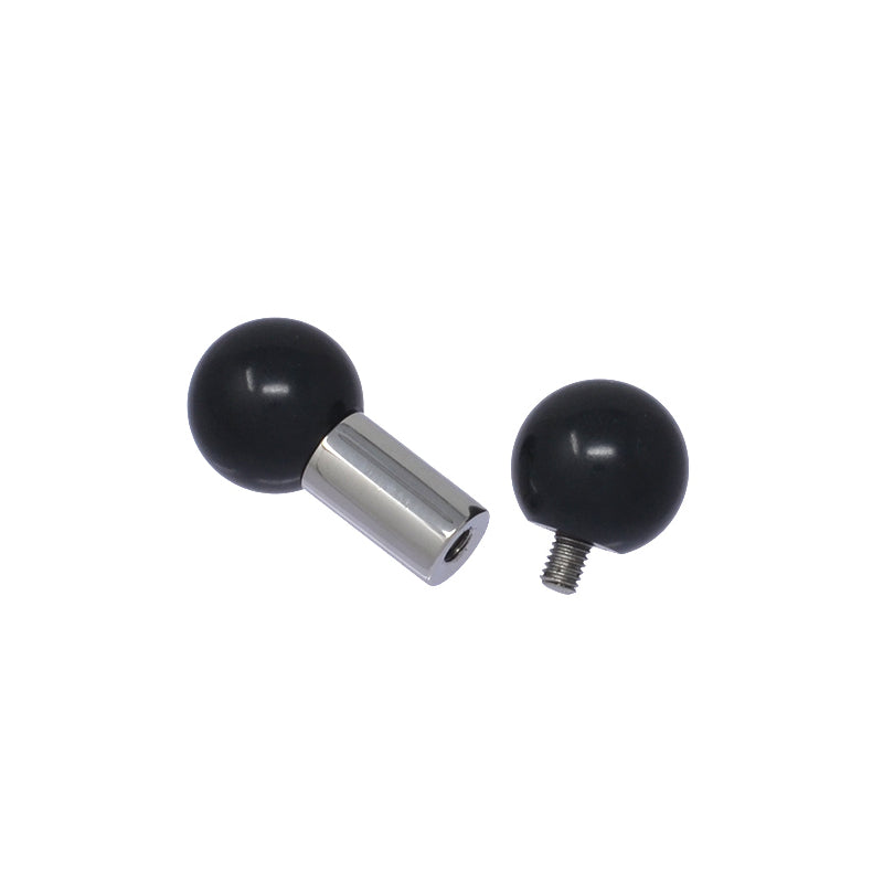 7mm gauge (1g) Eclipse Barbell | Internally threaded 316L Stainless Steel Body Jewellery