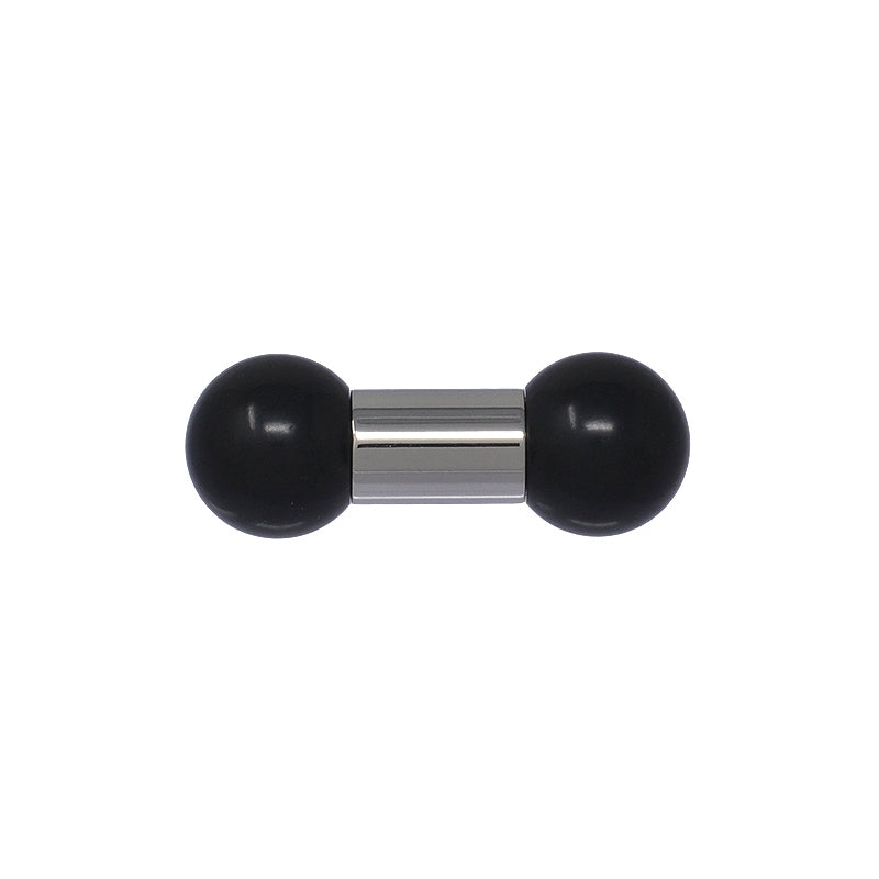 8mm gauge (0g) Eclipse Barbell | Internally threaded 316L Stainless Steel Body Jewellery